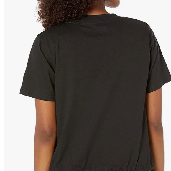 CHAMPION CAMPUS DRAWSTRING BLACK TEE  LARGE NWT - Picture 2 of 9